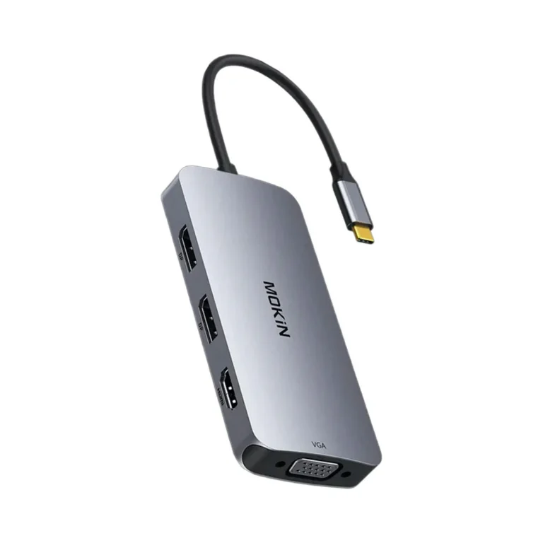 Adaptador multipuerto MOKiN USB-C Hub 8 en 1 (MOUC0514)