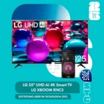 Combo Mundial 2026 LG Smart TV 55" + Cornetas LG XBOOM