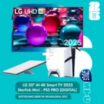 Combo Mundial 2026: Starlink Mini + Televisor LG 50” AI 4K + PlayStation 5 Pro