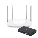Kit Router TP-Link ISP EC220-G5 + Marsriva Mini UPS (Sistema de Alimentación Ininterrumpida)