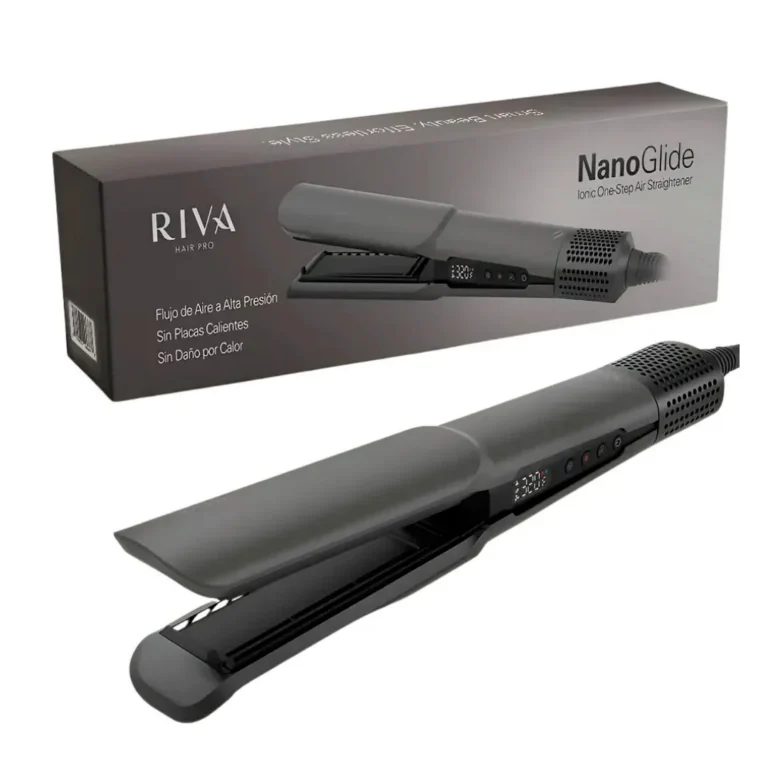 Plancha de aire para cabello RIVA Nano Glide Ionic Dark Gray HP-PP-0002-DG
