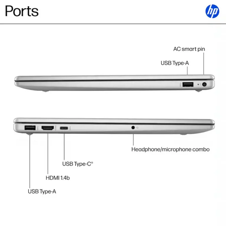 Laptop HP 15-fc0146dx - AMD Ryzen 5 7520U / 8GB / 512GB SSD / 15.6” / US / W11 – imagen 3