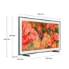 Televisor Samsung 65” - The Frame 4K Smart TV Negro - QN65LS03FAPXPA – imagen 2