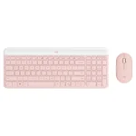 Combo inalámbrico teclado y mouse Logitech MK470 Slim 920-011313 - Rose EN