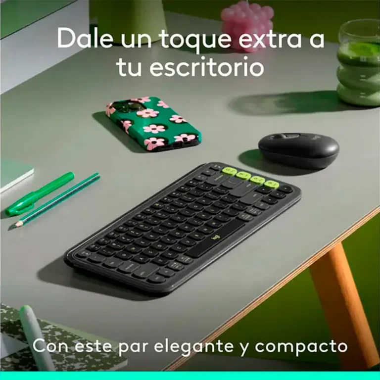 Combo inalámbrico teclado y mouse Logitech POP Icon 920-013052 SPA – imagen 3