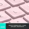 Teclado inalámbrico Logitech MX Keys Mini 920-010474 - Rose – imagen 3