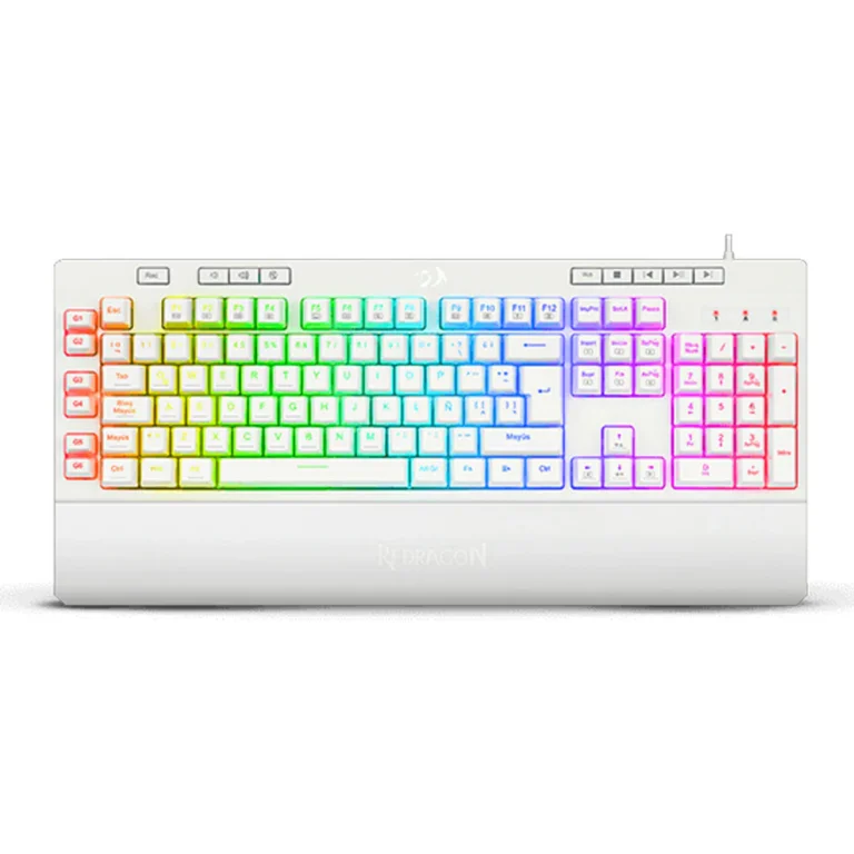 Teclado gaming Redragon Shiva K512W-RGB-1 White