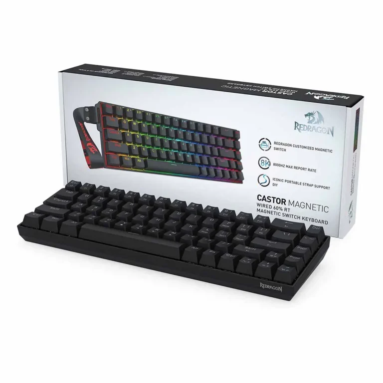 Teclado gamer Redragon Castor Pro K631RGB-PRO-P Negro – imagen 2
