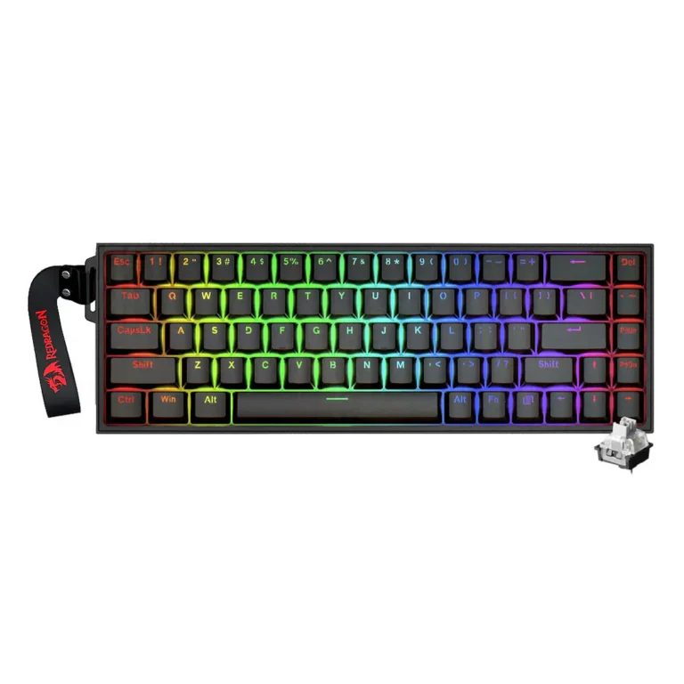 Teclado gamer Redragon Castor Pro K631RGB-PRO-P Negro – imagen 4