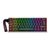 Teclado gamer Redragon Fizz K617RGB-MP Magnético Negro