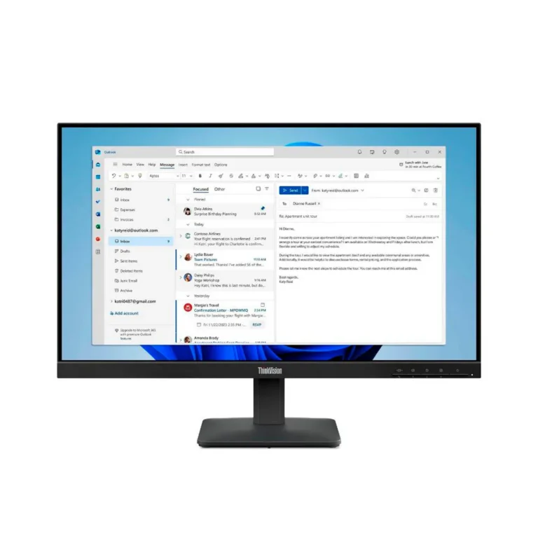 Monitor Lenovo ThinkVision S24-4e - 23,8” – FHD