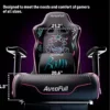 Silla Gaming AutoFull AF083BMSA-CB + almohada ergonómica - Graffiti – imagen 2