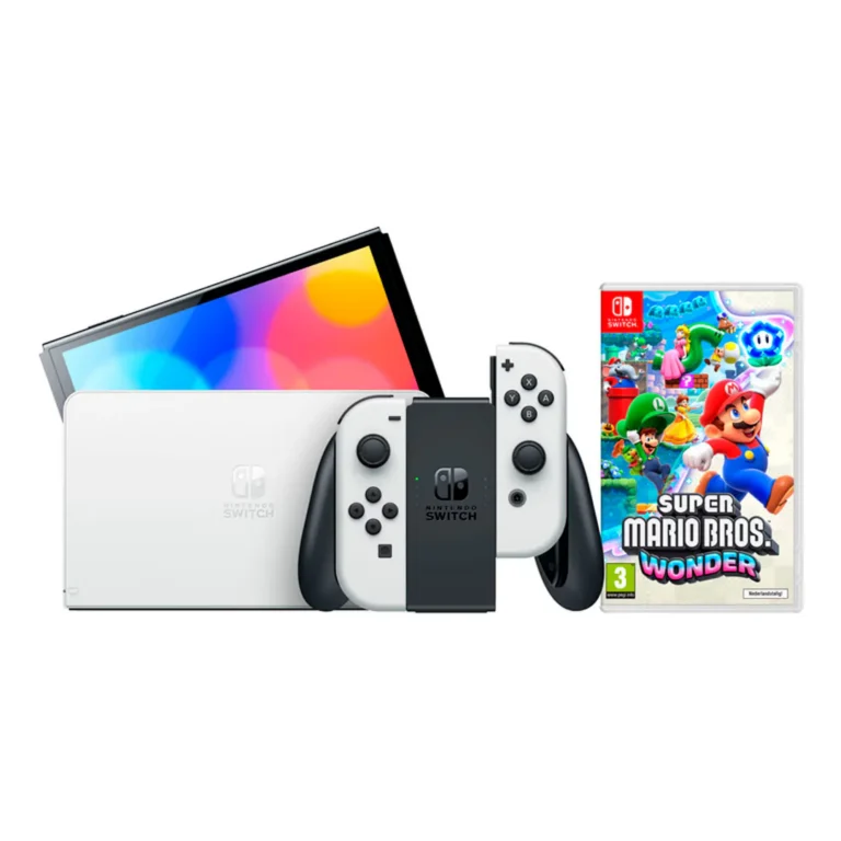 Consola Nintendo Switch Oled – Blanco - Incluye Mario Wonder