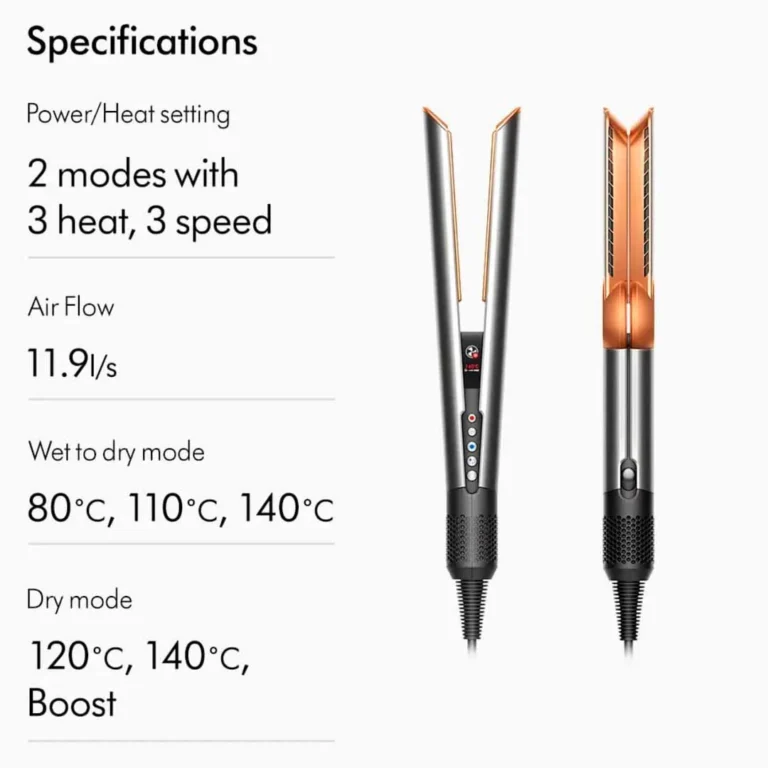 Dyson Plancha secador de pelo Airstrait™ (1847867) - Níquel/Cobre – imagen 3