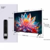 Televisor TCL 55” - QLED 4K HDR 10+ Dolby Vision & Atmos Smart Fire TV - 55T6C – imagen 3