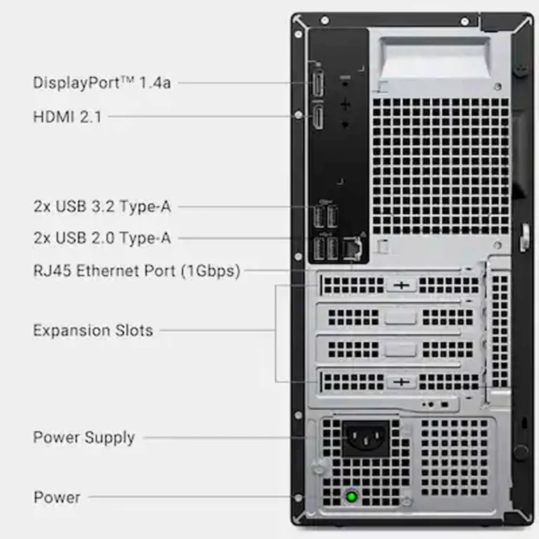 Dell DECT1250-5067BLK-PUS Desktop - Intel Core Ultra 5 Series 2 225 / 16GB / 1TB SSD / W11 – imagen 2