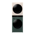 Torre de lavado LG – 25 Kg (Lavado) / 22 Kg (Secado) / Carga Frontal Inverter AI Q / Beige – Verde - WK25GBS6E