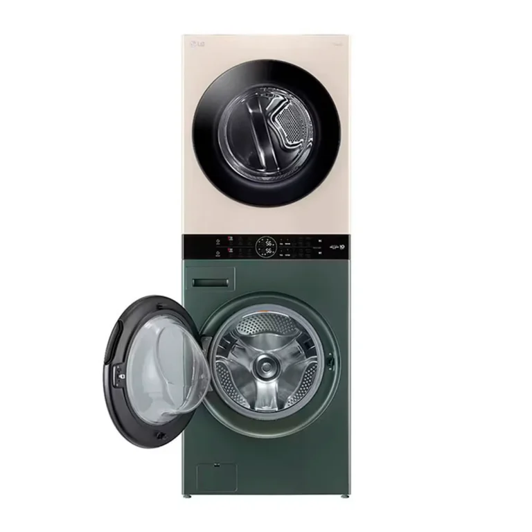 Torre de lavado LG – 25 Kg (Lavado) / 22 Kg (Secado) / Carga Frontal Inverter AI Q / Beige – Verde - WK25GBS6E – imagen 2