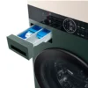 Torre de lavado LG – 25 Kg (Lavado) / 22 Kg (Secado) / Carga Frontal Inverter AI Q / Beige – Verde - WK25GBS6E – imagen 3